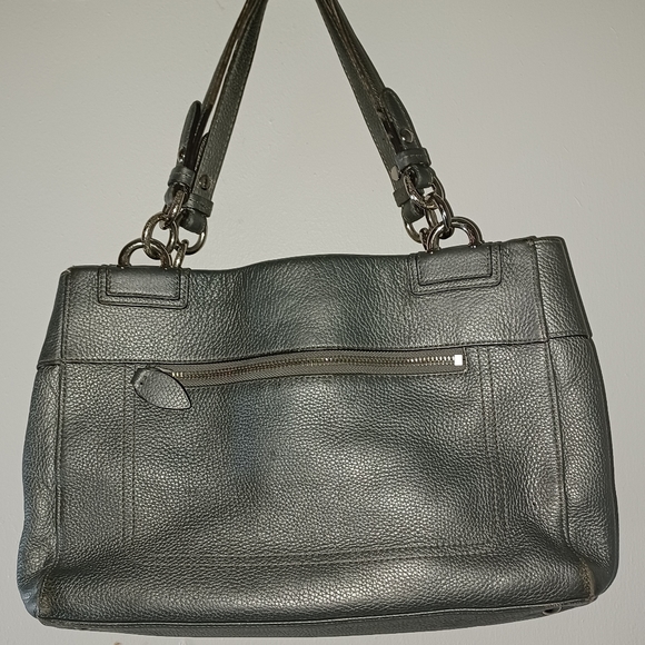Coach Silver/grey shoulder bag - Picture 8 of 9